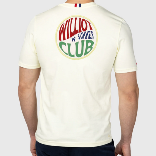 Camiseta Williot Summer Club Amarillo Pastel Williot