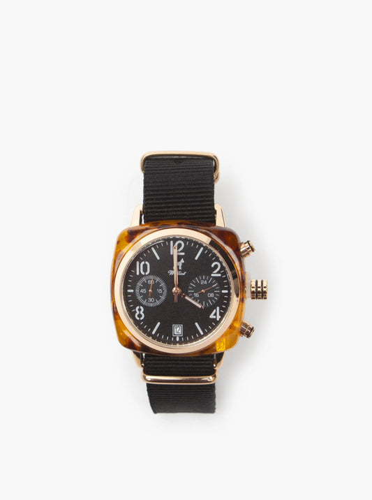 RELOJ NEGRO CON PASTA KAREY WILLIOT