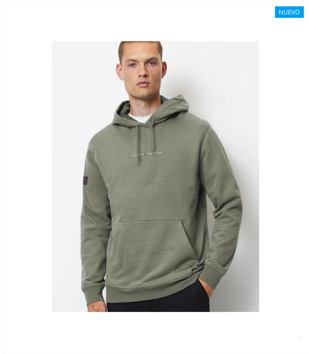 SCOOTER OLD HOOD KHAKI SUDADERA