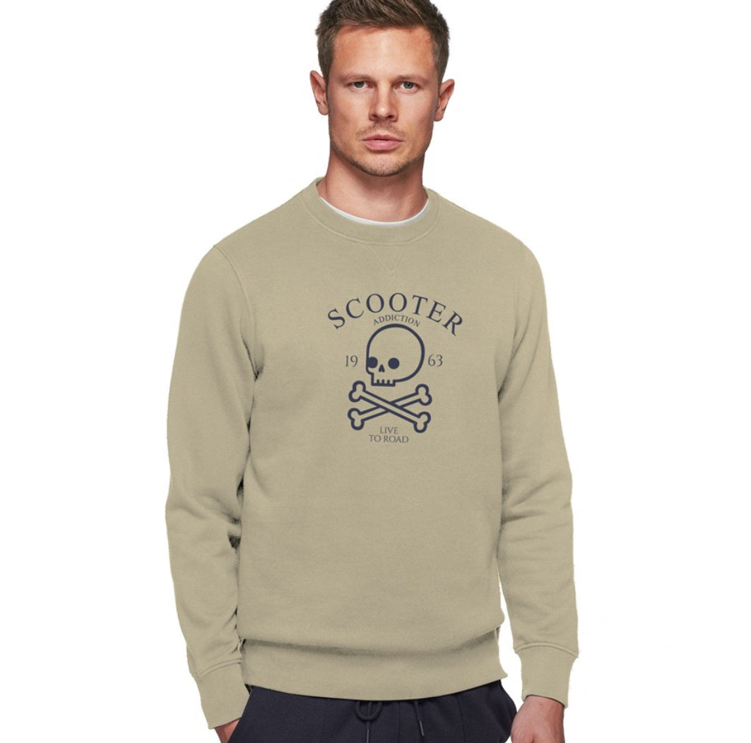 SCOOTER SUDADERA TRENDING BEIGE