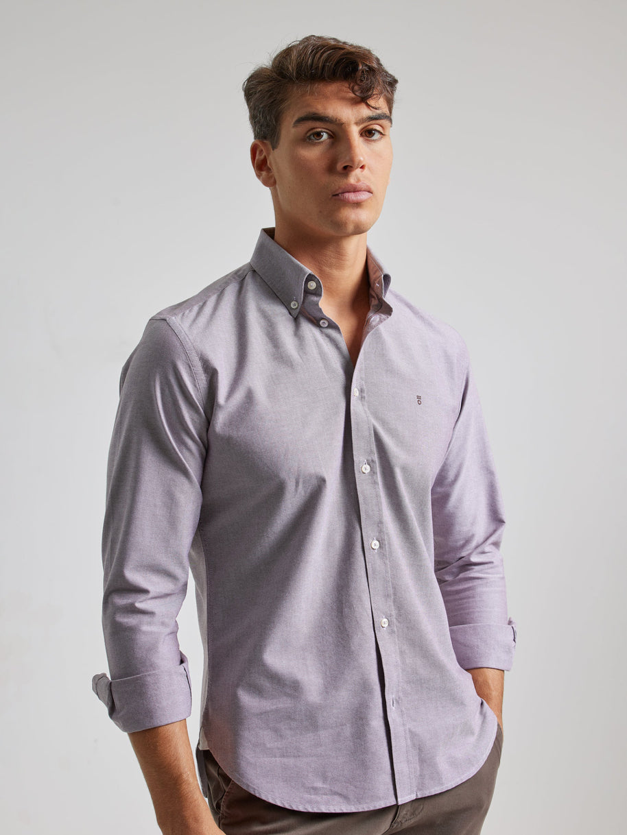 CAMISA CASUAL OXFORD CACAO PUROEGO