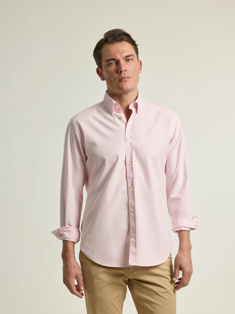 CAMISA CASUAL ALGODÓN ROSA PUROEGO