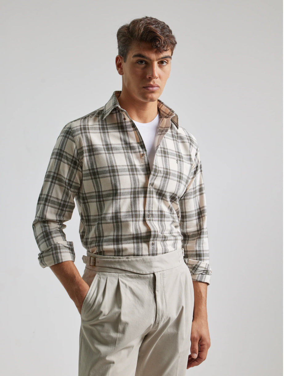 CAMISA CASUAL TARTÁN CUADRO ESCOCÉS ARENA PUROEGO