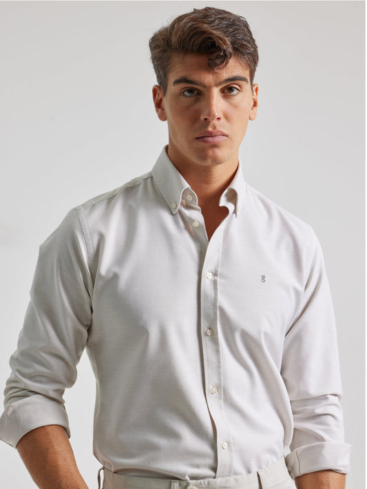 CAMISA OXFORD BEIGE PUROEGO