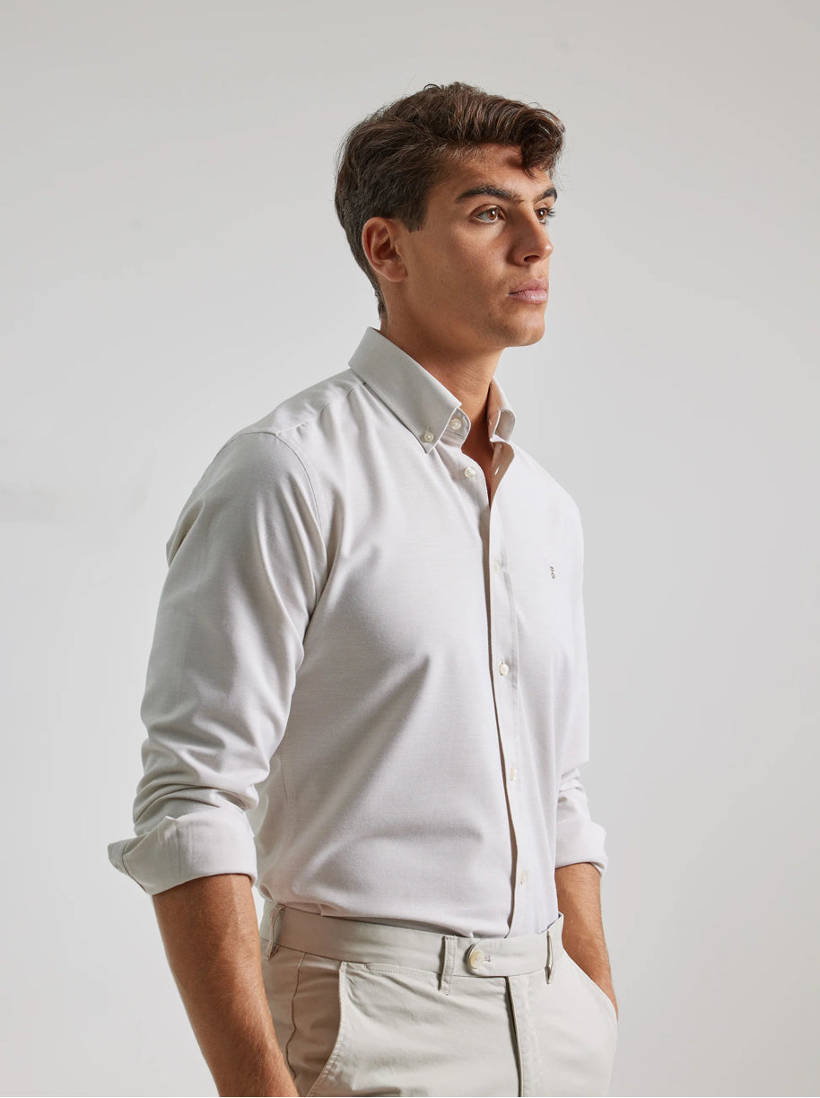 CAMISA OXFORD BEIGE PUROEGO