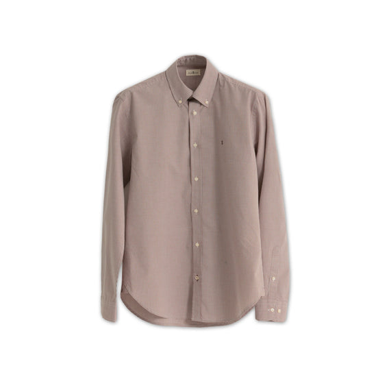 CAMISA POPELIN CUADRO VICHY TOFFEE PUROEGO