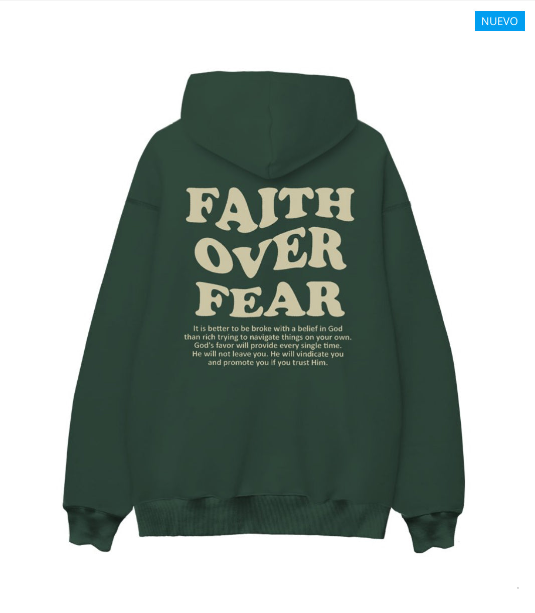 SUDADERA CAP FAITH OVER TYS