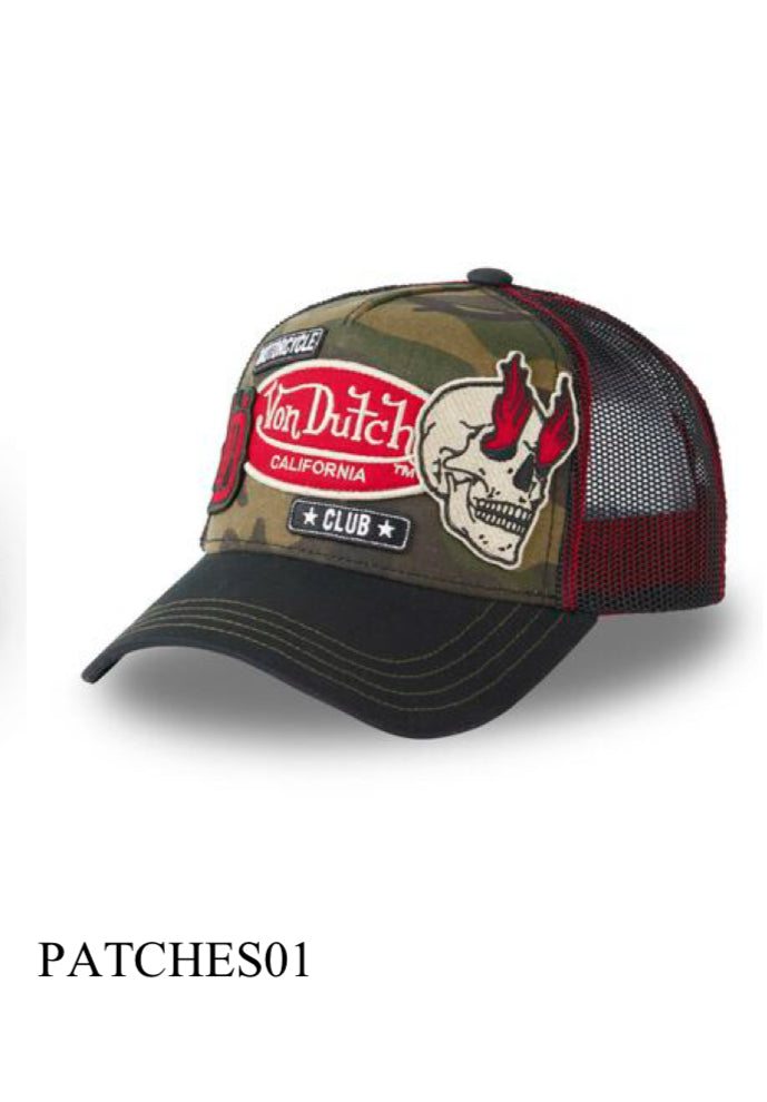 GORRA VON DUTCH PATCHES01